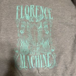 Light Heather Grey Crewneck Florence and the Machine size extra large